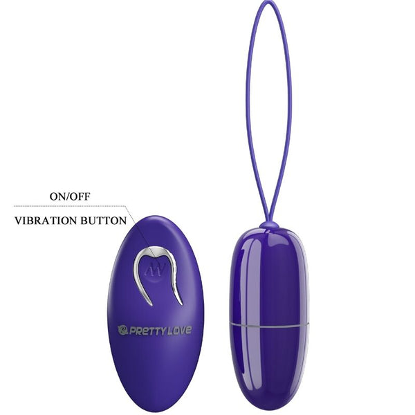 Selkie youth mini huevo vibrador control remoto violeta