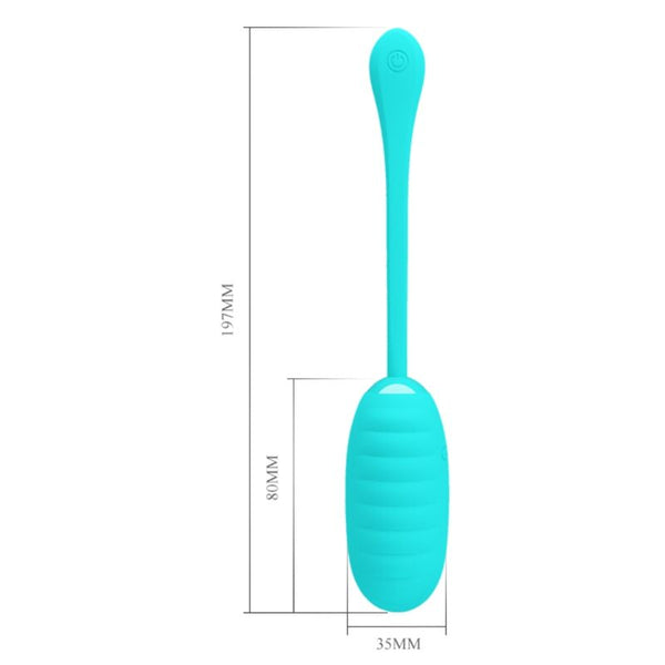 Kirk huevo vibrador recargable verde claro