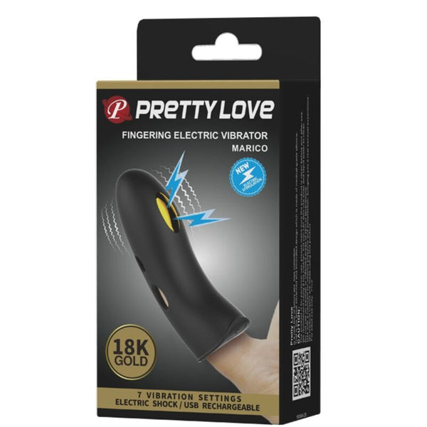Pretty marico funda de dedo electro estumilador negro