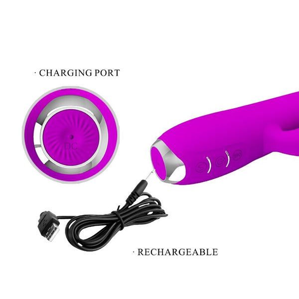 Regina vibrador succionador recargable morado