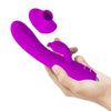 Regina vibrador succionador recargable morado