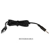 Vibrador de lujo bañado en oro recargable negro