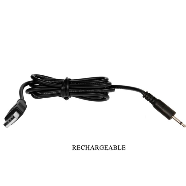 Vibrador de lujo bañado en oro recargable negro