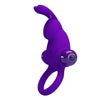 Anillo vibrador i conejo para pene morado
