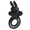 Anillo vibrador iii conejo para pene negro