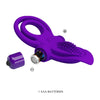 Anillo vibrador para pene morado