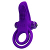 Anillo vibrador para pene morado