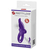 Anillo vibrador para pene morado