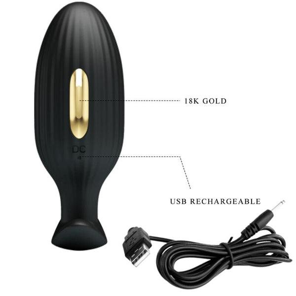 Pretty jefferson plug anal controlado por app negro