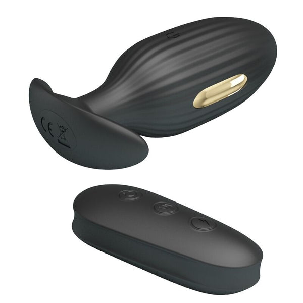 Kelly plug anal vibrador recargable negro