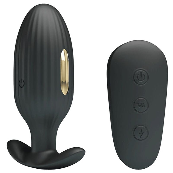 Kelly plug anal vibrador recargable negro