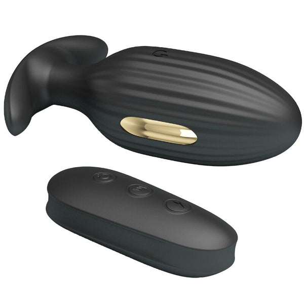 Kelly plug anal vibrador recargable negro