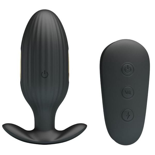 Kelly plug anal vibrador recargable negro
