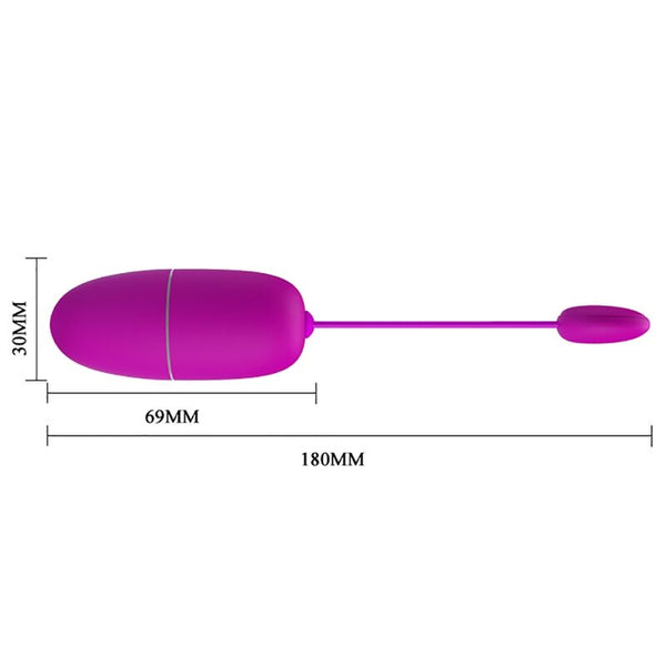 Nymph huevo vibrador controlado por app violeta