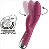Satisfyer spinning rabbit 1 estimulación clítoris y Punto G azul