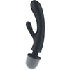 Triple lover masajeador vibrador rabbit gris