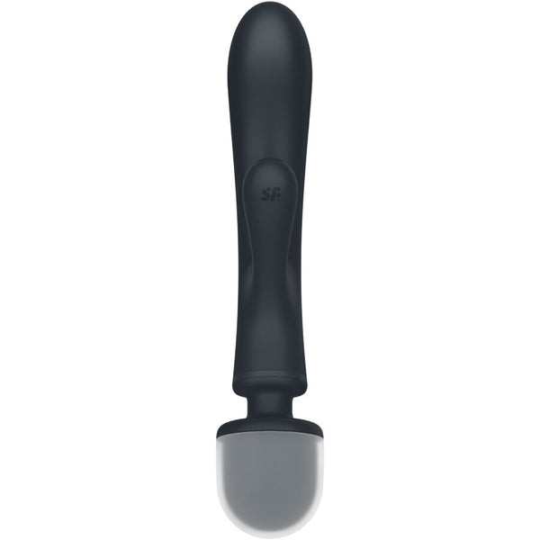 Triple lover masajeador vibrador rabbit gris