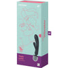Triple lover masajeador vibrador rabbit gris