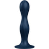 Satisfyer double ball r dildo silicona azul