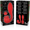 Estimulador vibrador Selena con golpeteo rojo