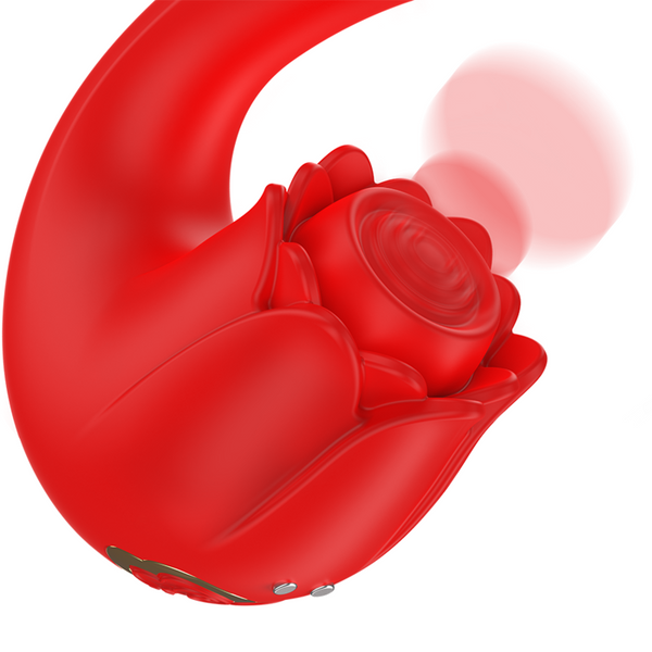 Estimulador vibrador Selena con golpeteo rojo