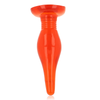 Baile plug anal tacto suave rojo 14.2 cm