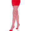 Leg medias de rayas blanco rojo