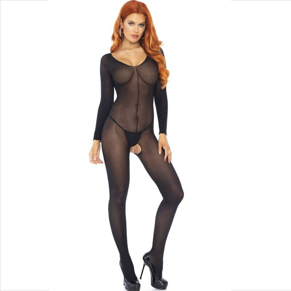 Leg body negro manga larga