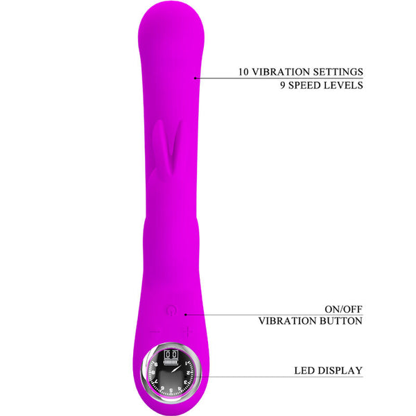 Lamar vibrador rabbit y Punto G violeta