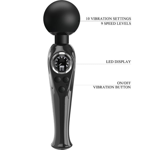 Skyler vibrador wand negro