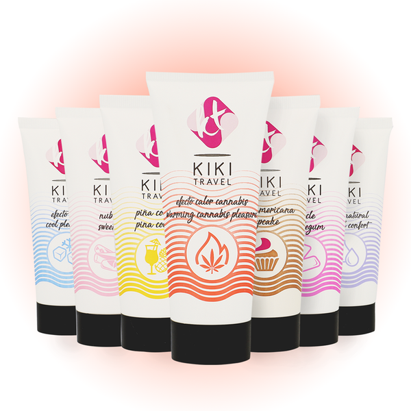 Kikí gel deslizante sabor a cannabis efecto calor intenso 50 ml