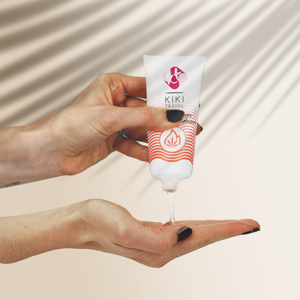 Kikí gel deslizante sabor a cannabis efecto calor intenso 50 ml