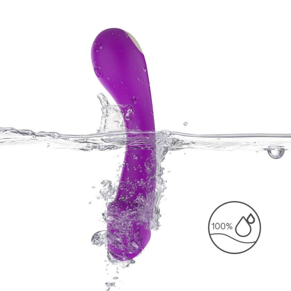 Dildo vibrador Punto G silicona violeta