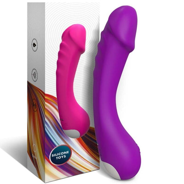 Dildo vibrador Punto G silicona violeta