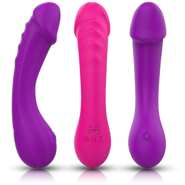 Dildo vibrador Punto G silicona negro