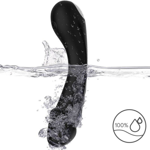 Dildo vibrador Punto G silicona negro
