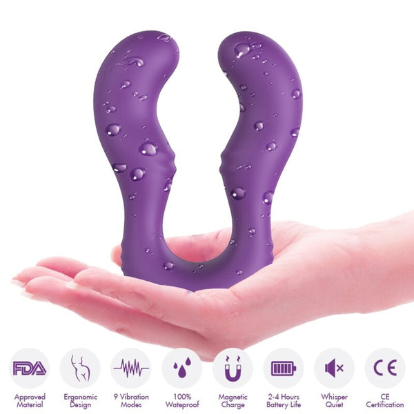 Seraph vibrador doble control remoto violeta