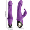 Zing dildo vibrador rabbit violeta