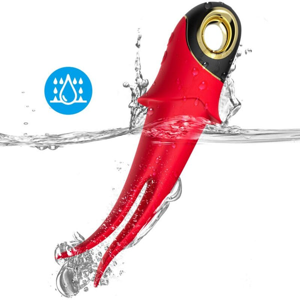 Shadow vibrador pinza rojo