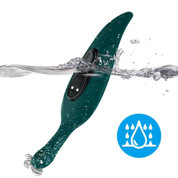 Estimulador y vibrador hoja verde