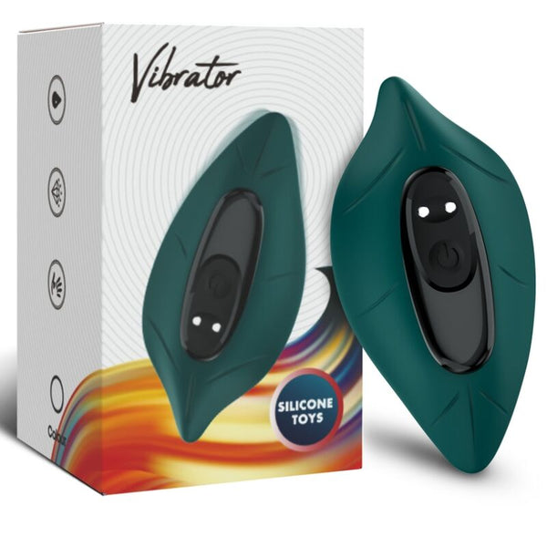 Estimulador y vibrador control remoto verde