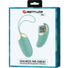 Mina huevo vibrador control remoto verde