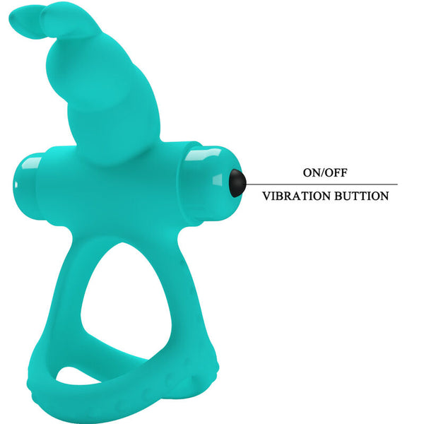 Figgy anillo vibrador rabbit verde