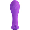 Pretty idabelle vibración y pulsation control remoto violeta