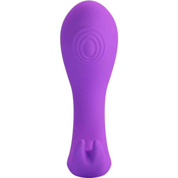 Pretty idabelle vibración y pulsation control remoto violeta