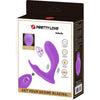 Pretty idabelle vibración y pulsation control remoto violeta