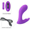 Pretty idabelle vibración y pulsation control remoto violeta
