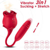 Succionador clítoris y vibrador rojo armony roseknigth