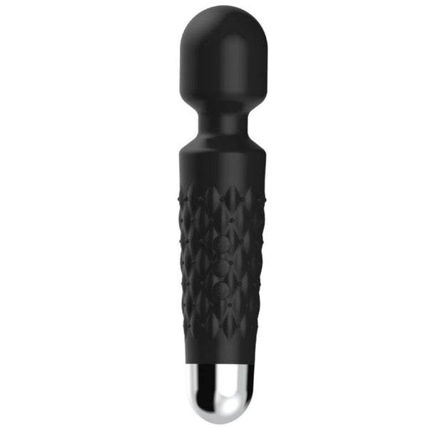 Postman masajeador y vibrador cabeza flexible negro