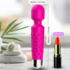 Postman masajeador y vibrador cabeza flexible fucsia